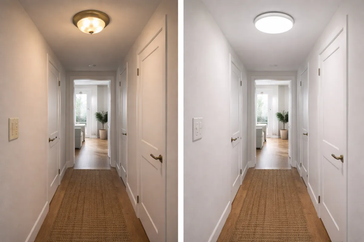 Electrical Service before and after in Los Angeles